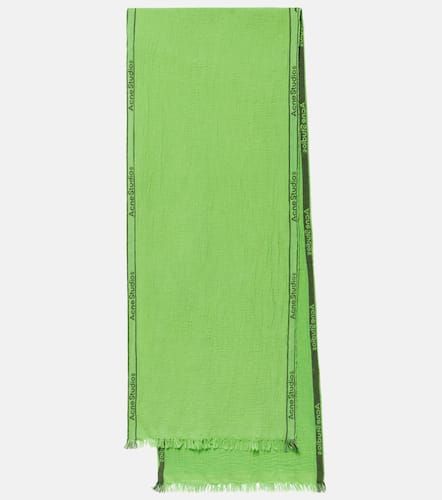 Acne Studios Cotton and linen scarf - Acne Studios - Modalova