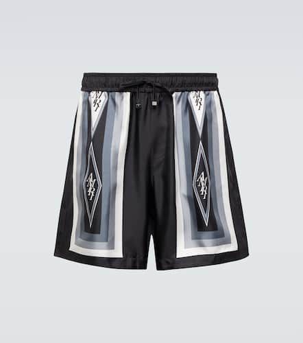 Amiri Diamond silk shorts - Amiri - Modalova