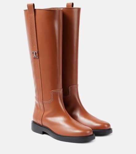 T Timeless leather knee-high boots - Tod's - Modalova