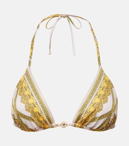 Versace Printed bikini top - Versace - Modalova