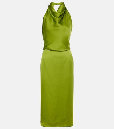 Vestido midi de satén de seda - Magda Butrym - Modalova