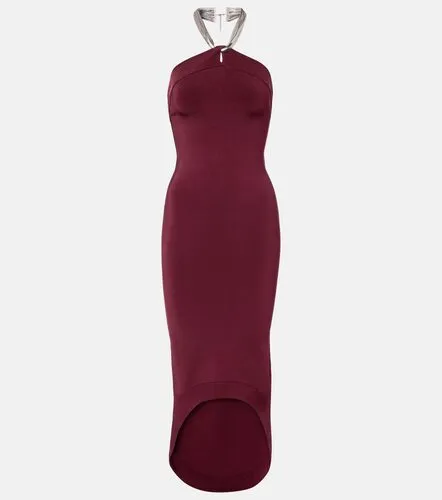Vestido midi con cuello halter - Galvan - Modalova