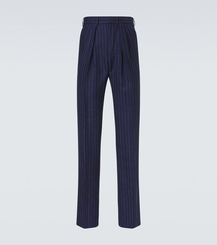 Pantaloni regular in lana, lino e seta - Tom Ford - Modalova
