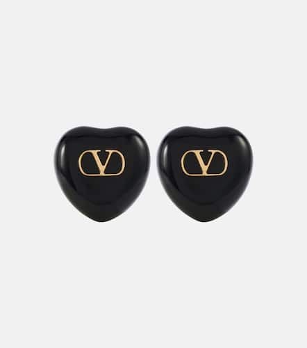 Valentino VLogo heart earrings - Valentino - Modalova