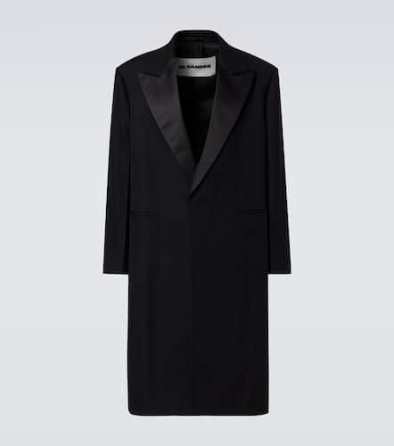 Jil Sander Silk-trimmed wool coat - Jil Sander - Modalova