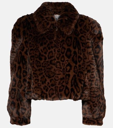 ChloÃ© Leopard-print cropped faux fur jacket - Chloe - Modalova