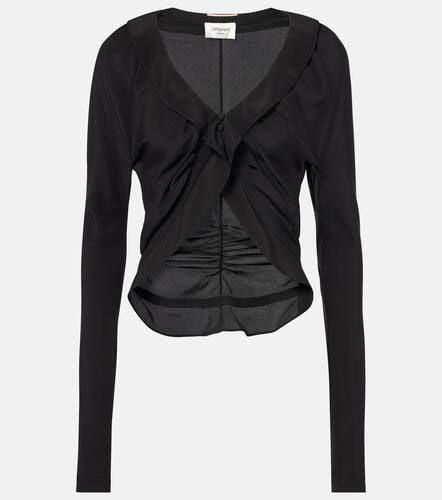 Saint Laurent Ruffled silk blouse - Saint Laurent - Modalova