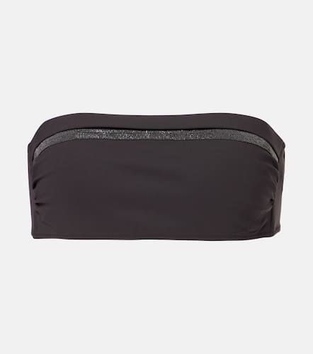Monili bandeau bikini top - Brunello Cucinelli - Modalova