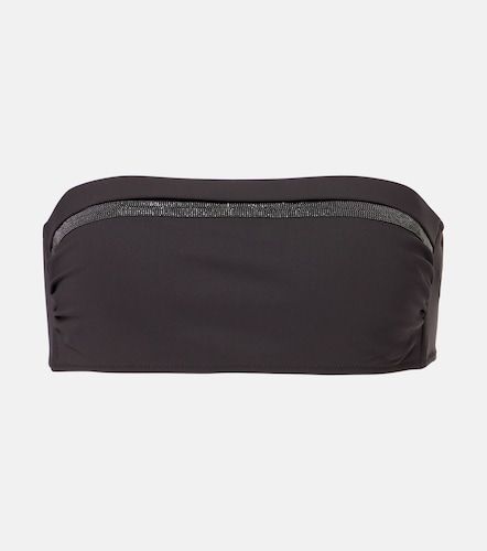 Monili bandeau bikini top - Brunello Cucinelli - Modalova