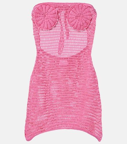 Camellia crochet cotton minidress - Anna Kosturova - Modalova