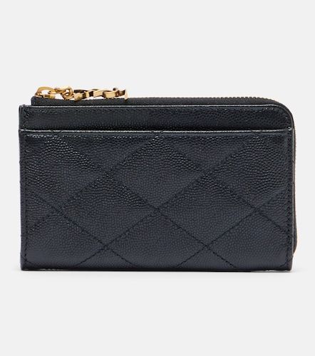 Tarjetero Cassandre Bijou de piel acolchada - Saint Laurent - Modalova