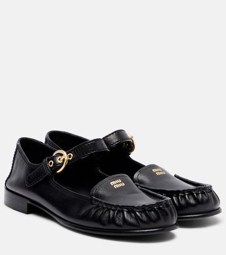Miu Miu Leather loafers - Miu Miu - Modalova