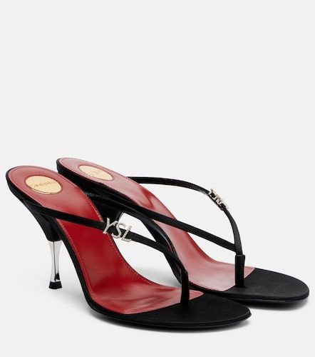Sandalen Jerry aus Satin - Saint Laurent - Modalova