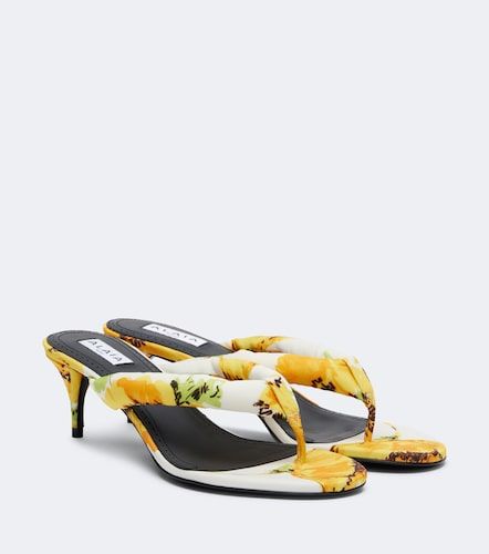 Alaïa Sandali infradito con stampa floreale - Alaia - Modalova