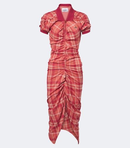 Vestido midi Pulling de algodón a cuadros - Vivienne Westwood - Modalova