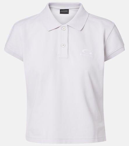 Polo de piqué de algodón - Balenciaga - Modalova