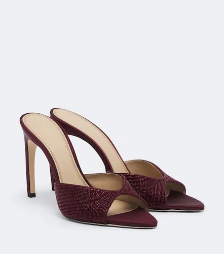 Harlow beaded satin mules - Victoria Beckham - Modalova