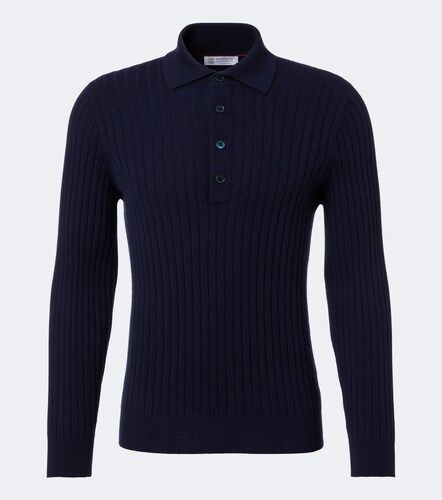 Gerippter Polopullover aus Kaschmir - Brunello Cucinelli - Modalova