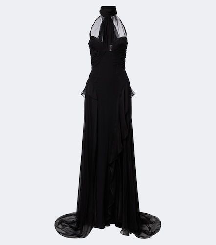 Bustier-Robe aus Seidengeorgette - McQueen - Modalova