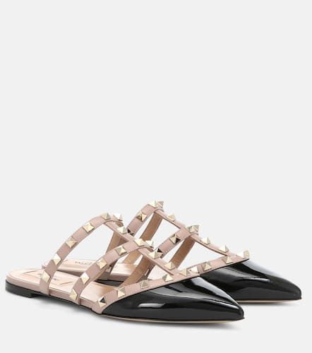 Rockstud patent leather slippers - Valentino Garavani - Modalova