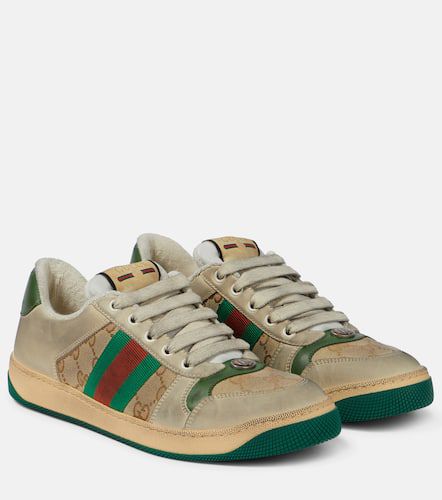 Gucci Screener leather sneakers - Gucci - Modalova