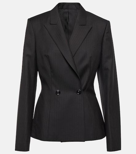 Herringbone wool gabardine blazer - Alaia - Modalova