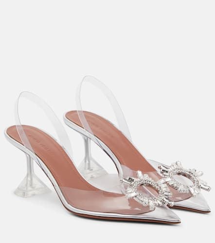 Begum embellished PVC slingback pumps - Amina Muaddi - Modalova