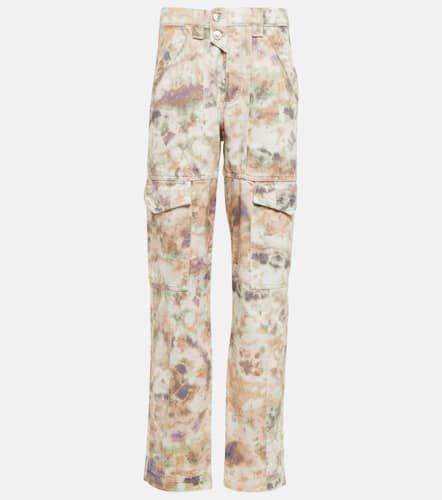 Vayoneo printed denim cargo pants - Marant Etoile - Modalova