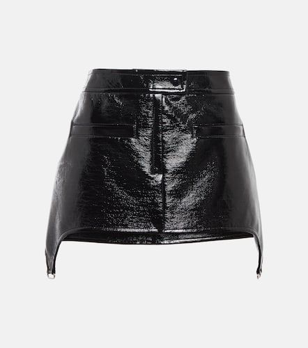 CourrÃ¨ges Asymmetric vinyl miniskirt - Courreges - Modalova