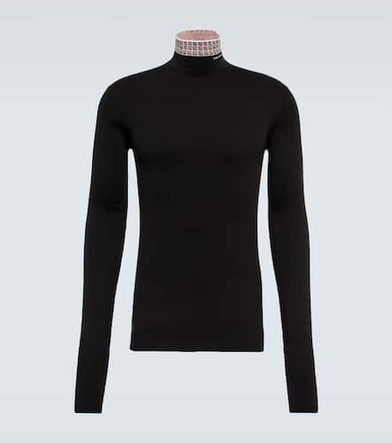 Cotton-blend turtleneck sweater - Prada - Modalova