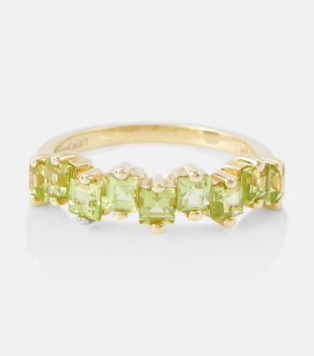 Cierra 14kt gold ring with peridots - Suzanne Kalan - Modalova
