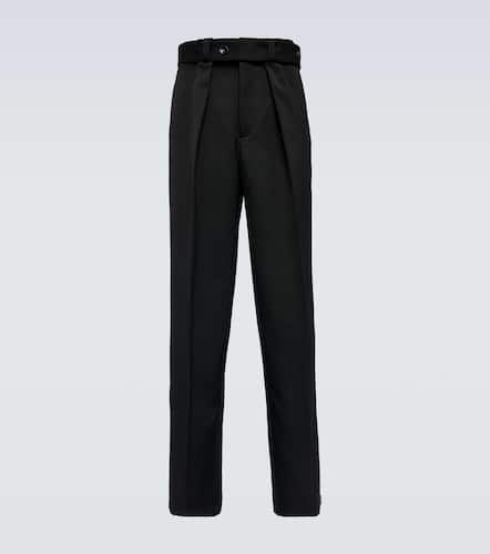 Mid-rise wide-leg wool pants - Jil Sander - Modalova