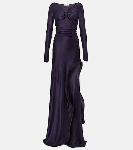 Ruched off-shoulder jersey gown - Victoria Beckham - Modalova