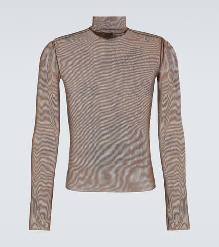 Tattoo mesh turtleneck top - Balenciaga - Modalova