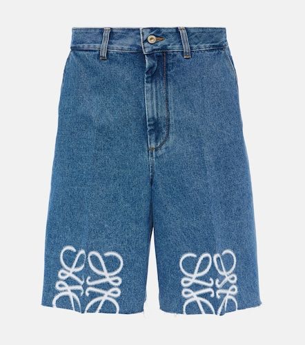 Loewe Bermuda di jeans Anagram - Loewe - Modalova