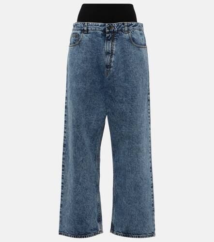 AlaÃ¯a Knit Band straight jeans - Alaia - Modalova