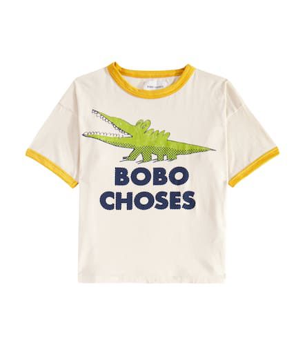 Talking Crocodile cotton jersey T-shirt - Bobo Choses - Modalova