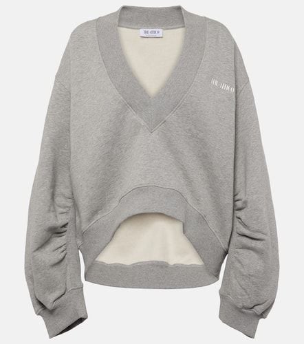 Oversized cropped cotton sweatshirt - The Attico - Modalova