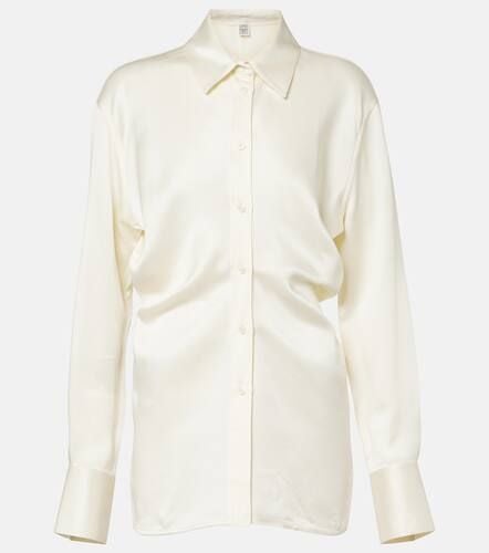 Toteme Gathered satin shirt - Toteme - Modalova