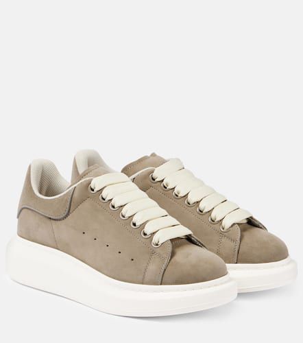 Oversized suede platform sneakers - Alexander McQueen - Modalova