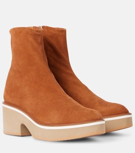 Albane suede platform ankle boots - Clergerie - Modalova