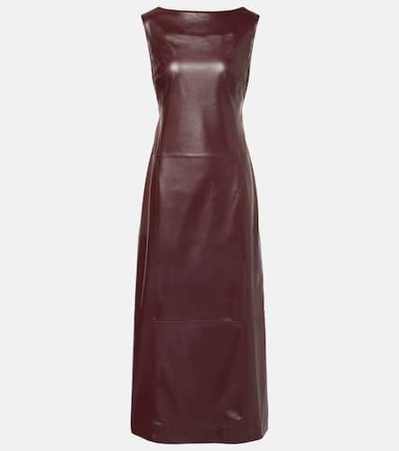 Open-back leather midi dress - Proenza Schouler - Modalova