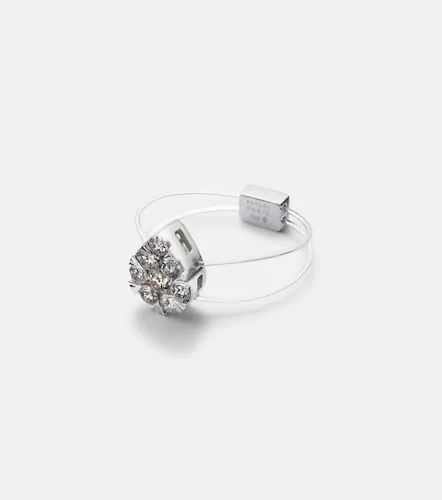 Floating 18kt white gold ring with diamonds - Persee - Modalova