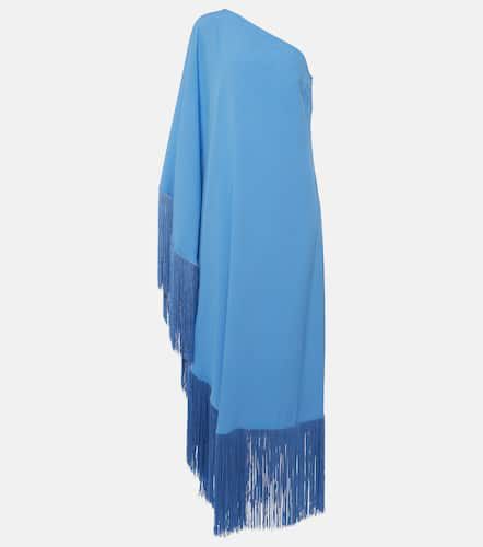 Spritz fringed crÃªpe cady gown - Taller Marmo - Modalova