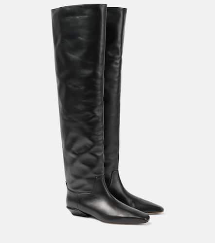 Bettina leather over-the-knee boots - Paris Texas - Modalova