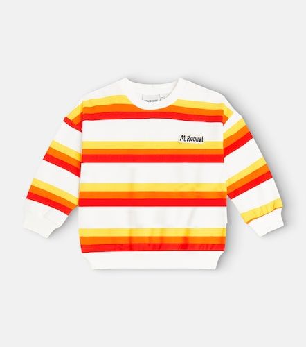 Sudadera de jersey de algodón a rayas - Mini Rodini - Modalova