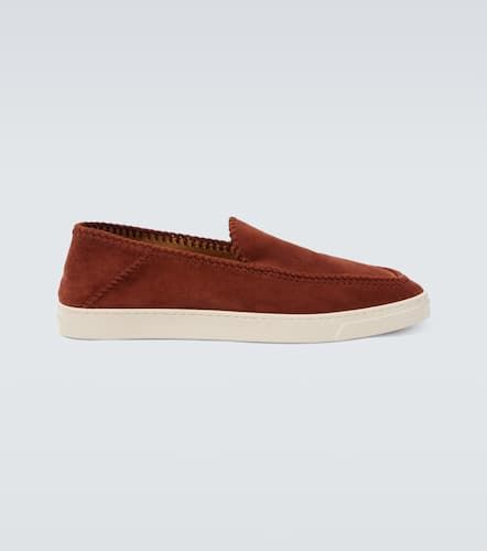 Slip-Ons aus Veloursleder - Giorgio Armani - Modalova