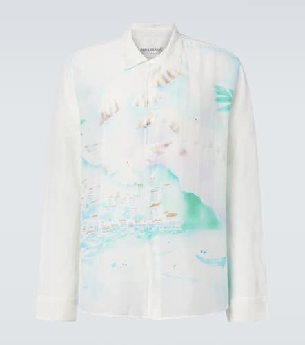 Camisa Adorn de algodón y seda estampada - Our Legacy - Modalova