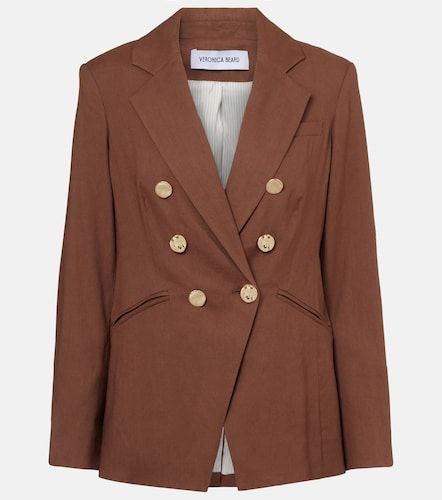 Blazer Elle Dickey in misto lino - Veronica Beard - Modalova
