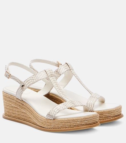Alpargatas con cuña Theia 100 de piel - Jimmy Choo - Modalova
